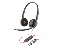 Słuchawki biurowe, callcenter Poly Blackwire 3220 Stereo